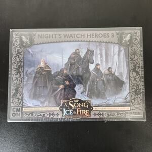 A Song of Ice & Fire Miniature Game: Night's Watch Heroes 3 SIF315 Brand New
